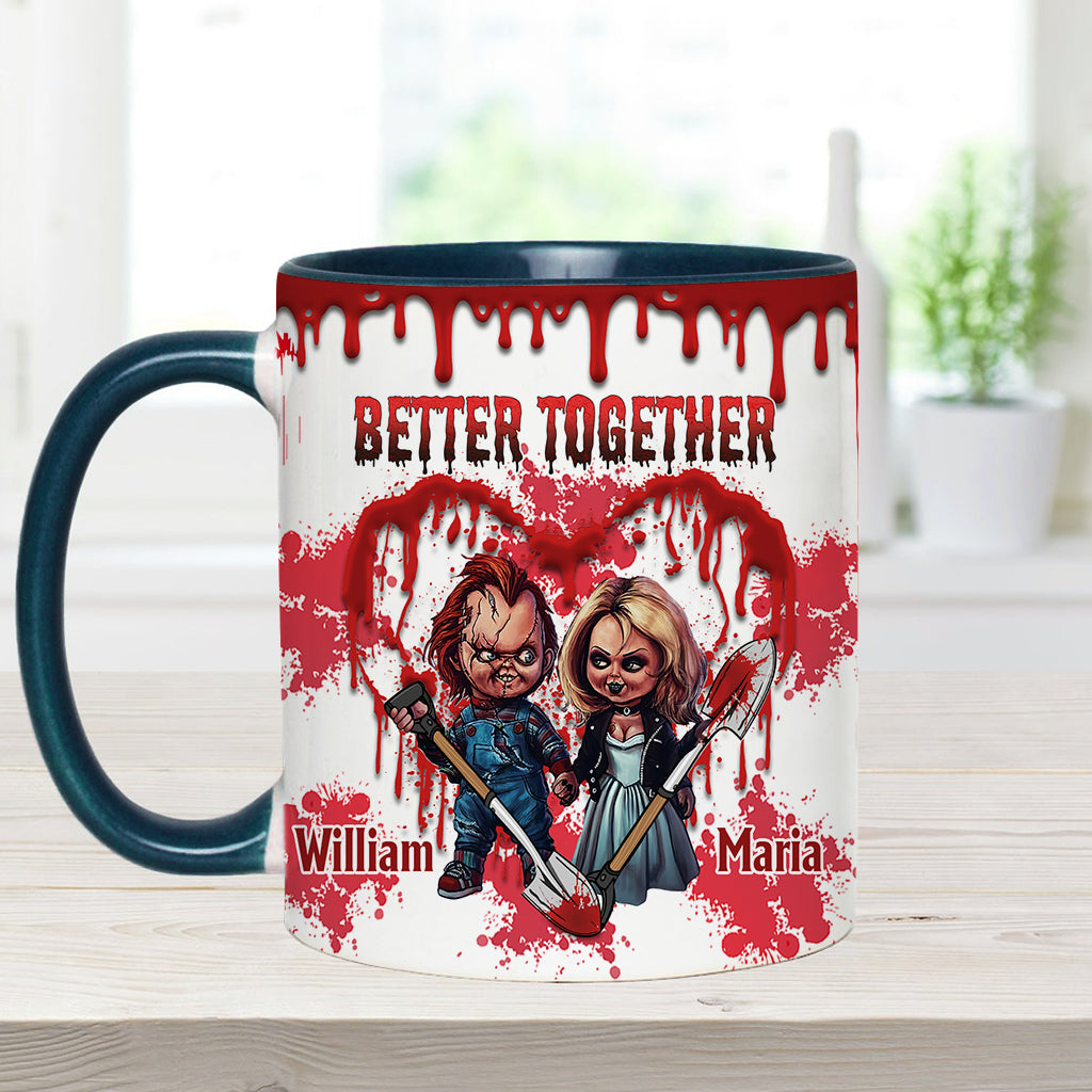 Better Together - Personalized Couple Accent Mug