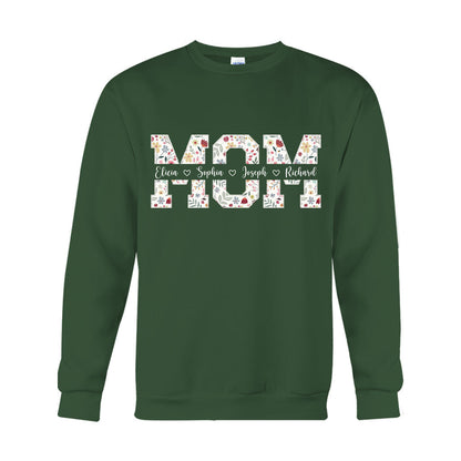 Flower Mom - Personalized Mother T-shirt And Hoodie