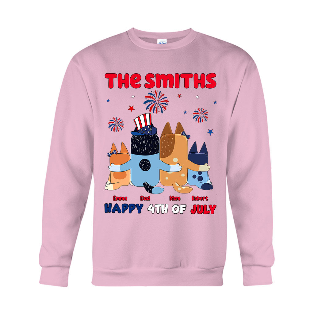 Happy 4th Of July - Personalized T-shirt And Hoodie