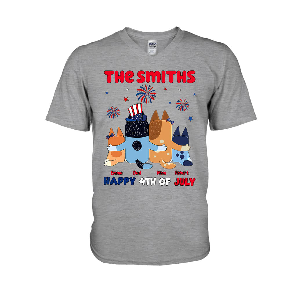 Happy 4th Of July - Personalized T-shirt And Hoodie