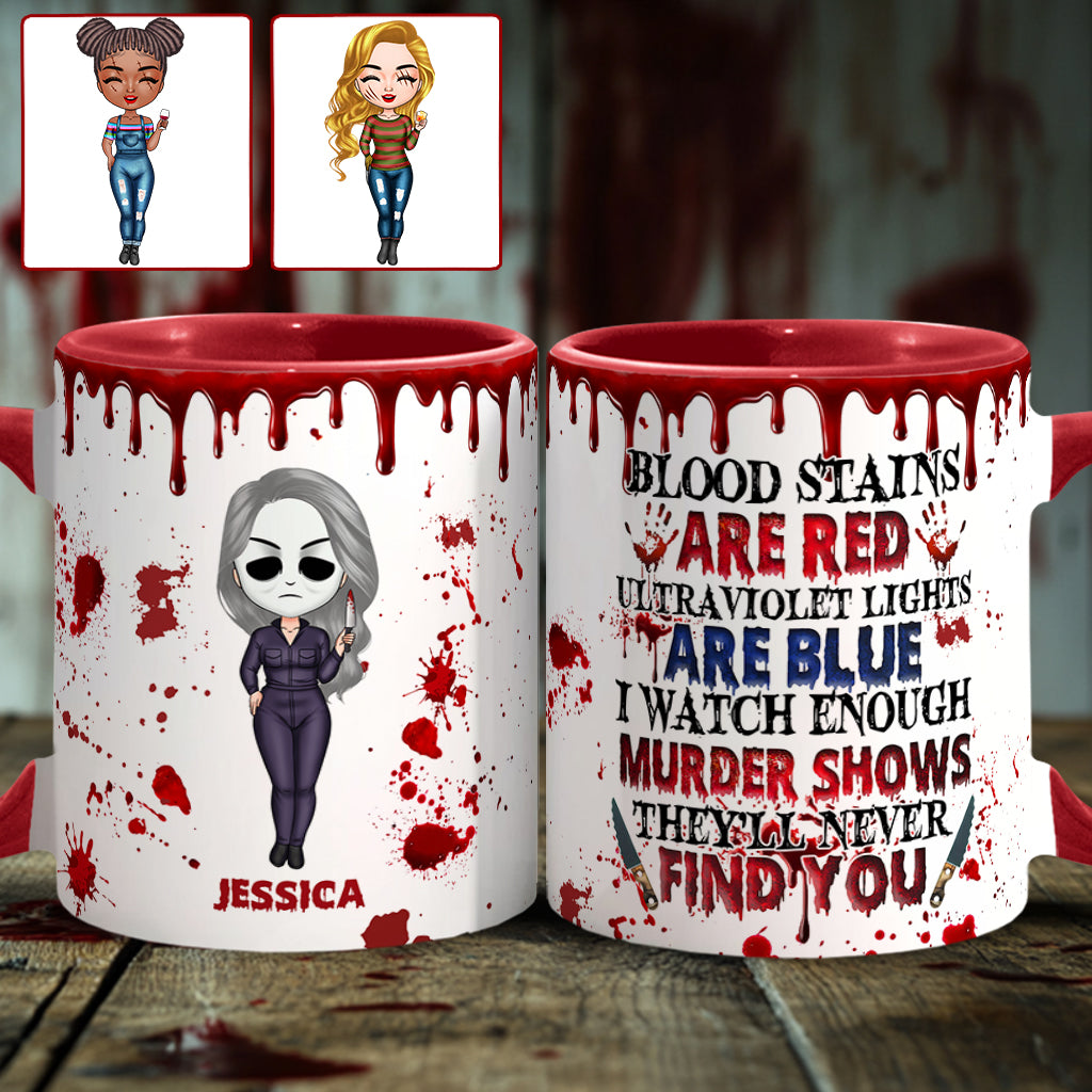 True Crime Mug - Personalized Accent Mug