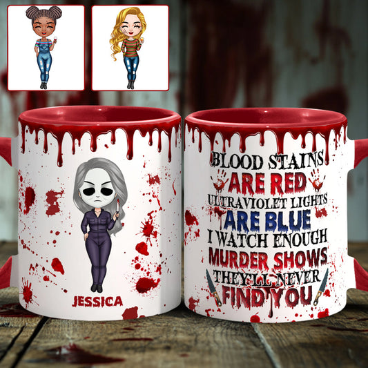 True Crime Mug - Personalized Accent Mug