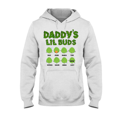 Daddy's Lil Buds - Personalized Weed T-shirt And Hoodie
