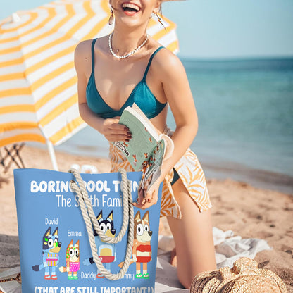 Boring Pool Things - Personalized Beach Bag