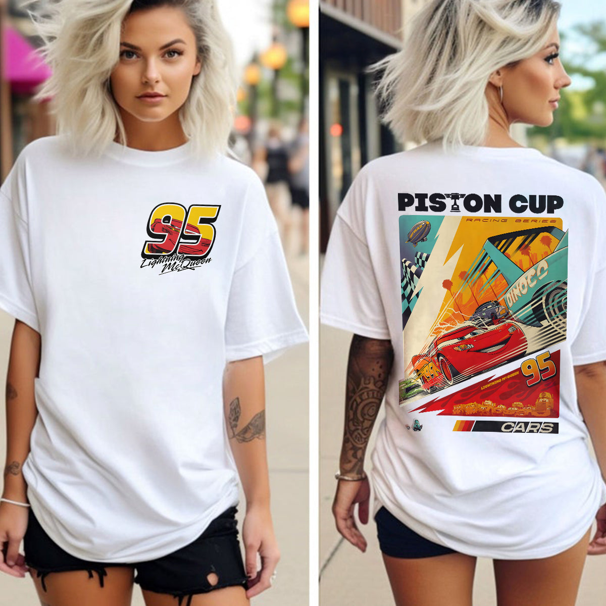 Vintage 95 Piston Cup Mouse T-shirt And Hoodie