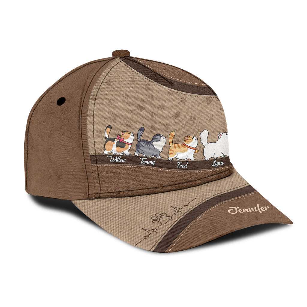I Love My Cats - Personalized Cat Classic Cap