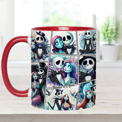 We're Simply Meant To Be - Personalized Nightmare Accent Mug
