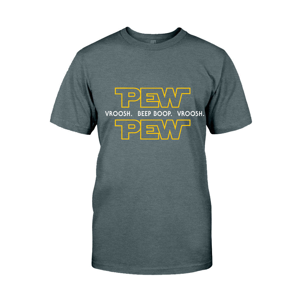 Pew Pew - The Force T-shirt And Hoodie