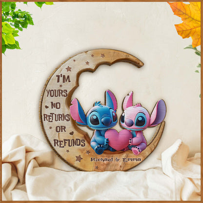 I'm Yours - Personalized Ohana 2 Layered Wood Sign / Wood Plaque