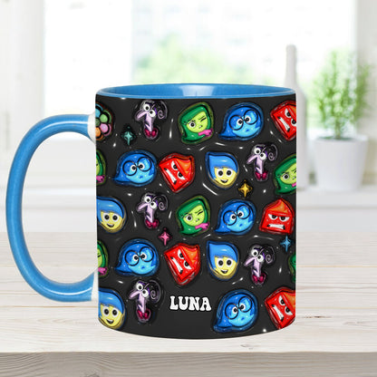 It's Ok To Feel - Personalized Accent Mug