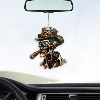 Spooky Skull - Personalized Skull Car Ornament