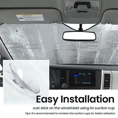 Let's Fucking Go - The Psychopath Car Sunshade