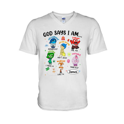 God Says I Am - Personalized T-shirt And Hoodie