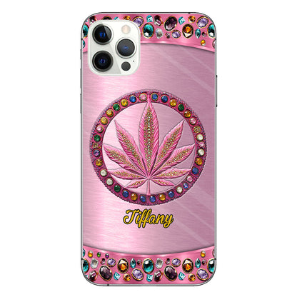 Stoner Chick - Personalized Weed Clear Phone Case