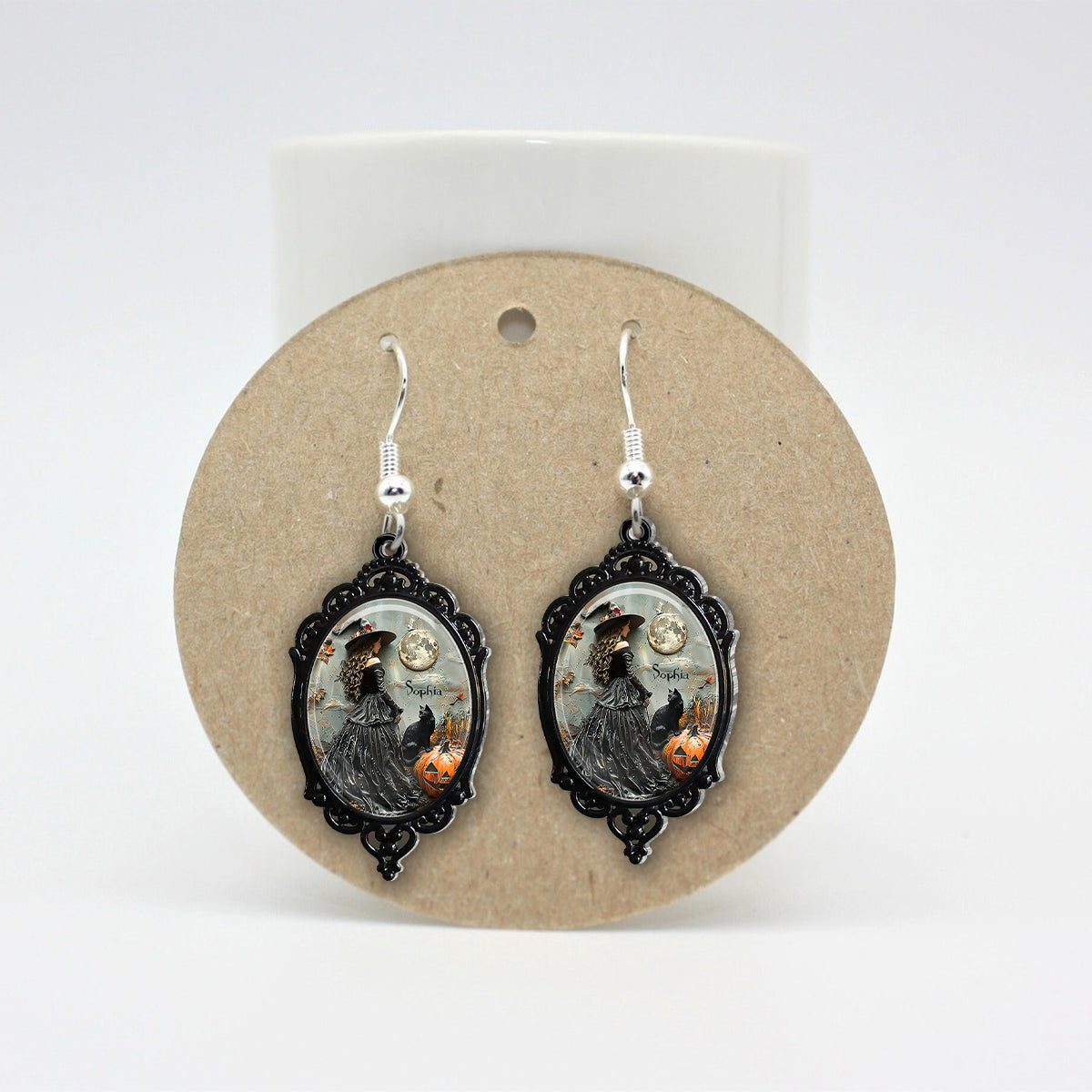 Beautiful Witch - Personalized Witch Earrings
