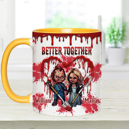 Better Together - Personalized Couple Accent Mug
