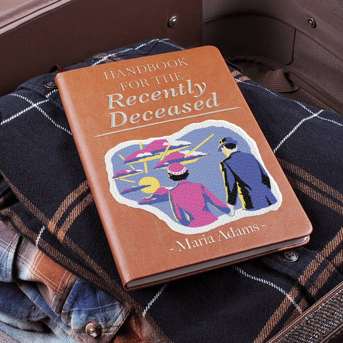 Handbook for the Recently Deceased - Personalized Leather Journal