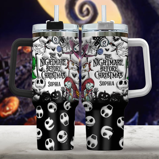 The Nightmare - Personalized Nightmare Tumbler With Handle