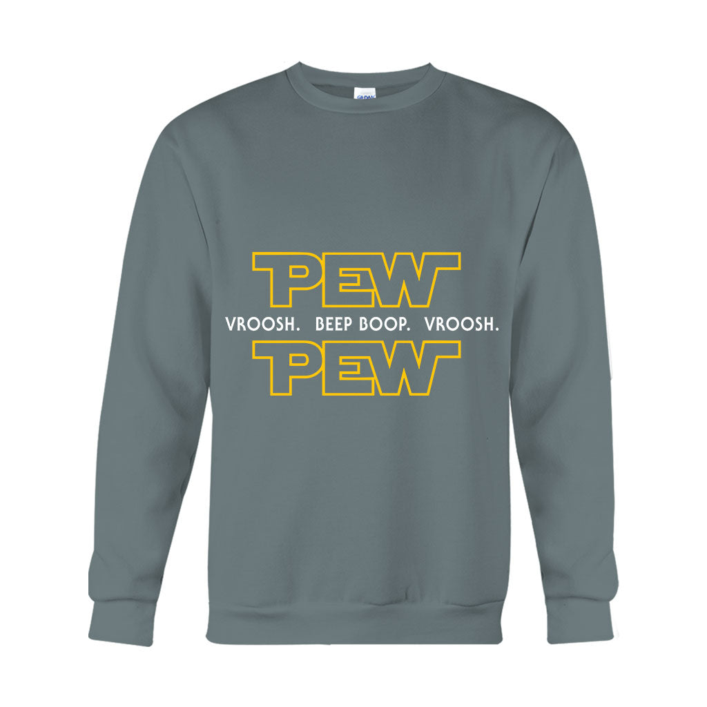 Pew Pew - The Force T-shirt And Hoodie
