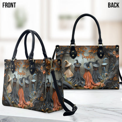 Beautiful Witch - Personalized Witch Leather Handbag