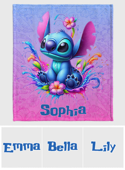 Blue Ohana - Personalized Ohana Blanket