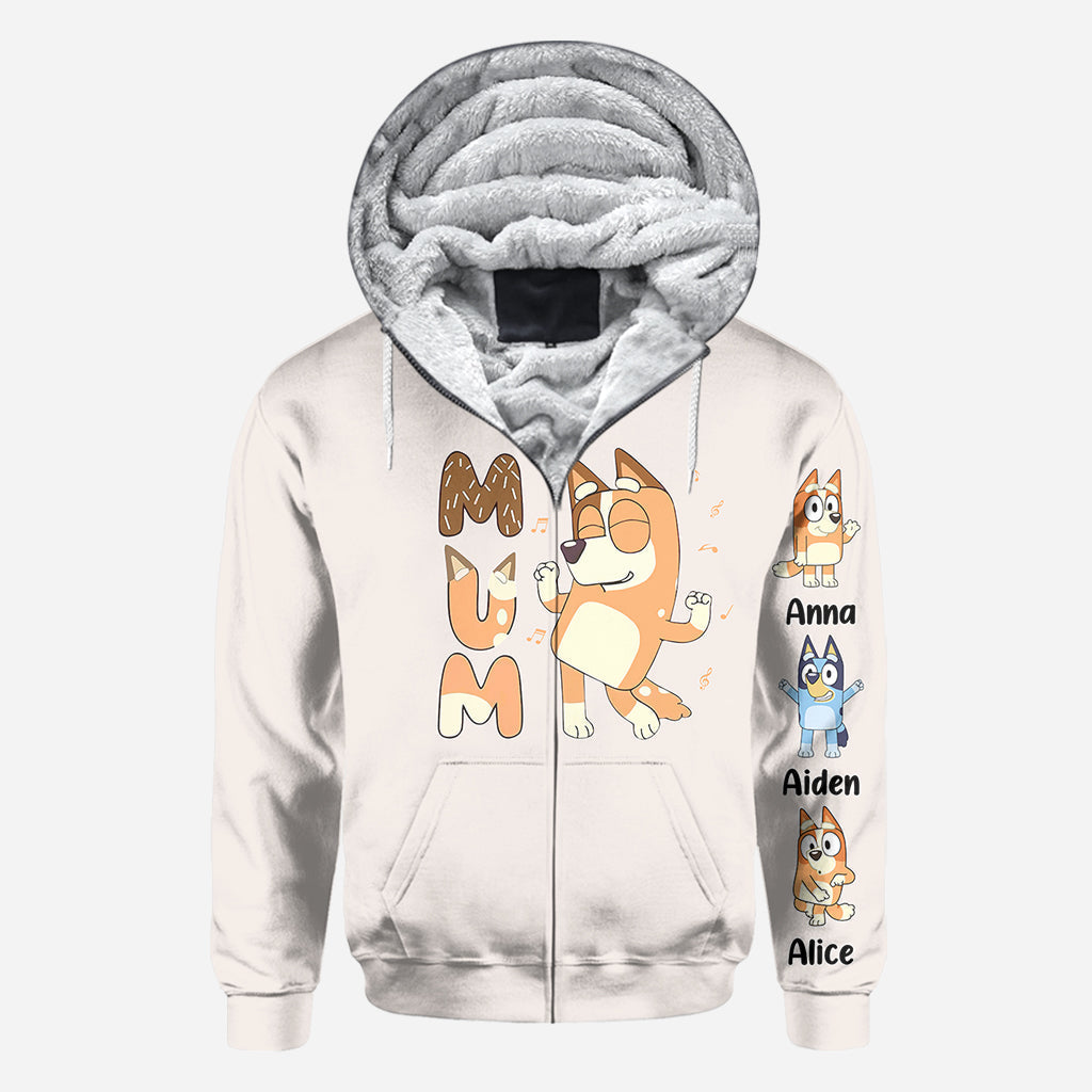 Cool Mum Dad Aunt Uncle Nana Grandpa Custom Title And Kids - Personalized All Over Shirt