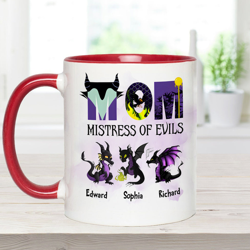 Mistress Of Evils - Personalized Mouse Accent Mug