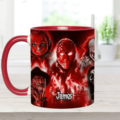 Horror Movie Fan - Personalized Accent Mug