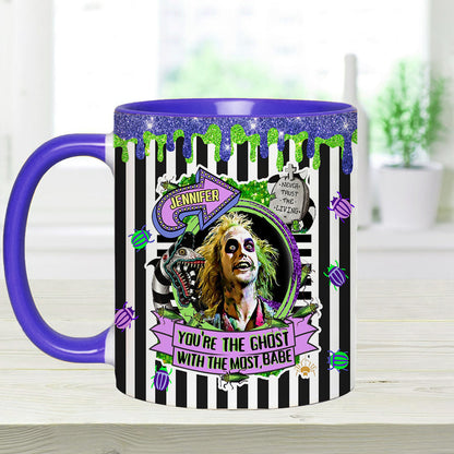 You're The Ghost With The Most - Personalized Accent Mug
