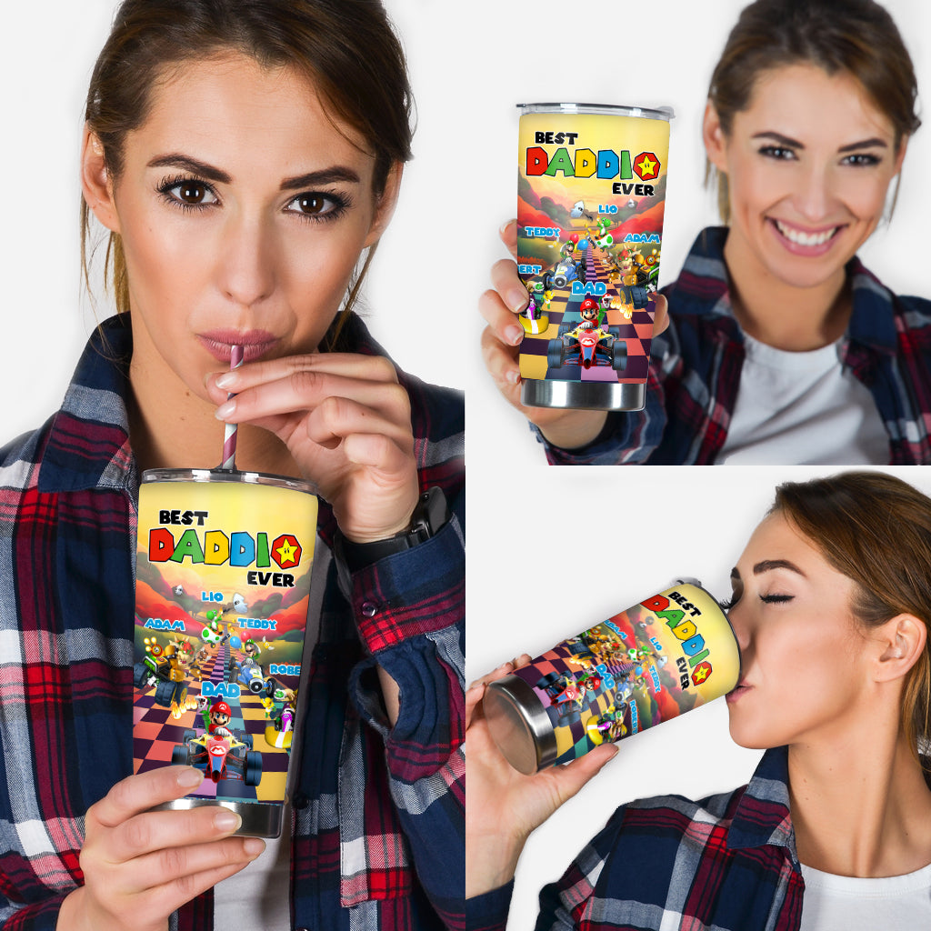 Best Dad Ever Happy Father's Day - Personalized Super Plumber Tumbler