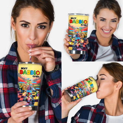 Best Dad Ever Happy Father's Day - Personalized Super Plumber Tumbler