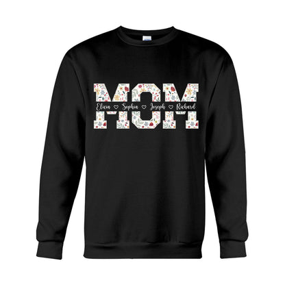 Flower Mom - Personalized Mother T-shirt And Hoodie