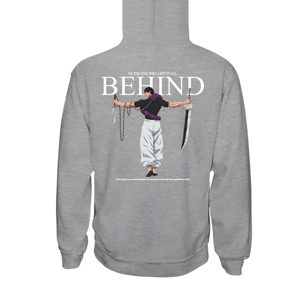Behind Jujutsu Kaisen T-shirt and Hoodie