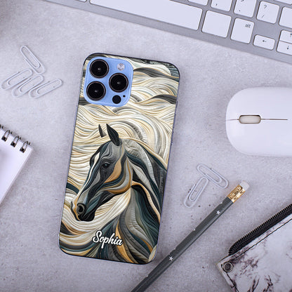 Beautiful Horse - Personalized Horse Phone Case