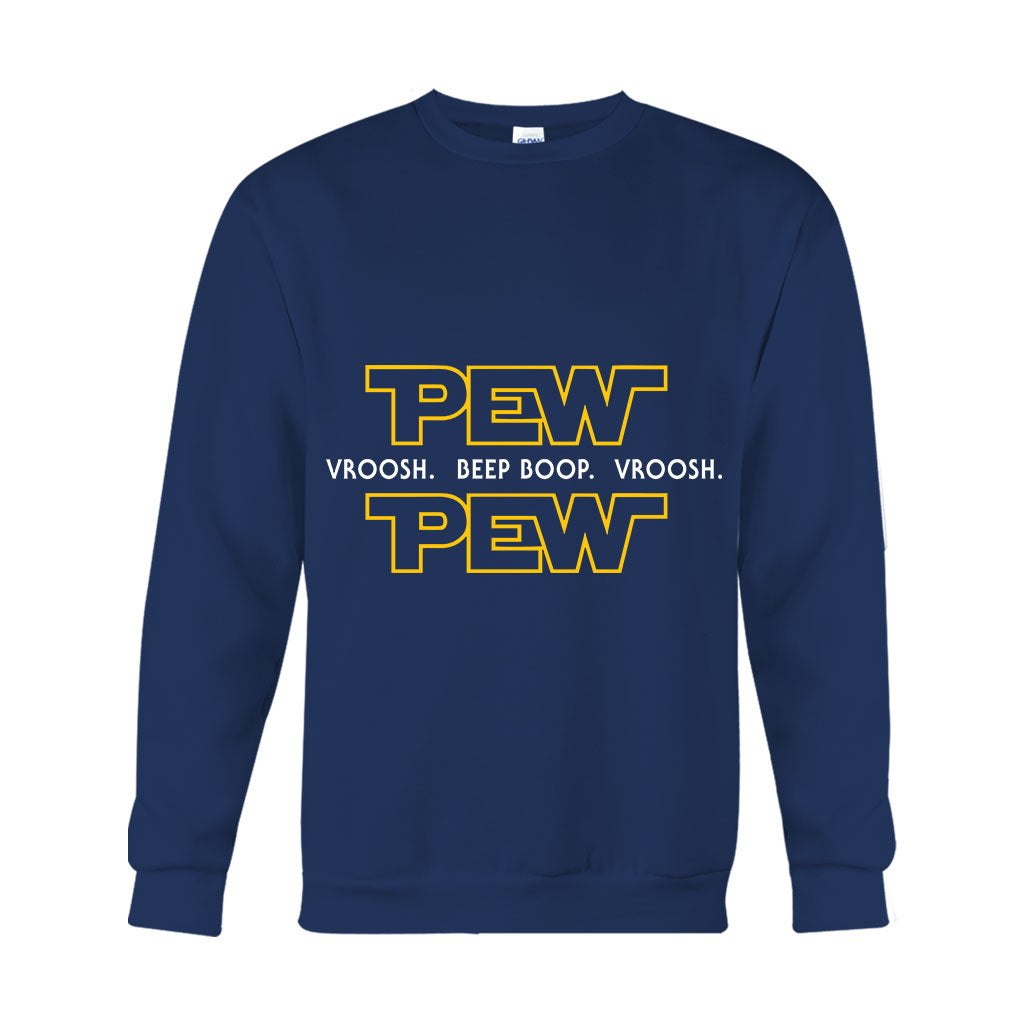 Pew Pew - The Force T-shirt And Hoodie