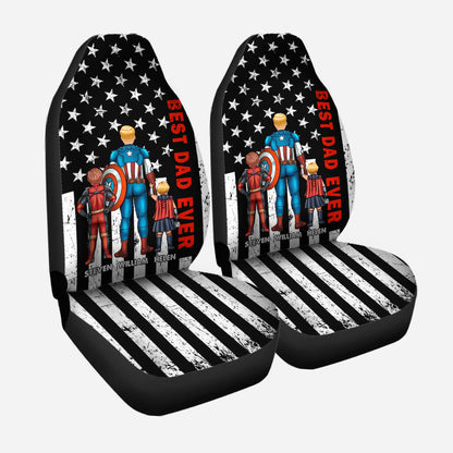 Best Dad Ever - Personalized Father Seat Covers