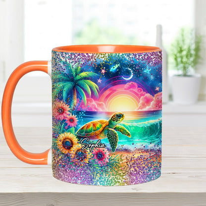 Love Turtles - Personalized Turtle Accent Mug