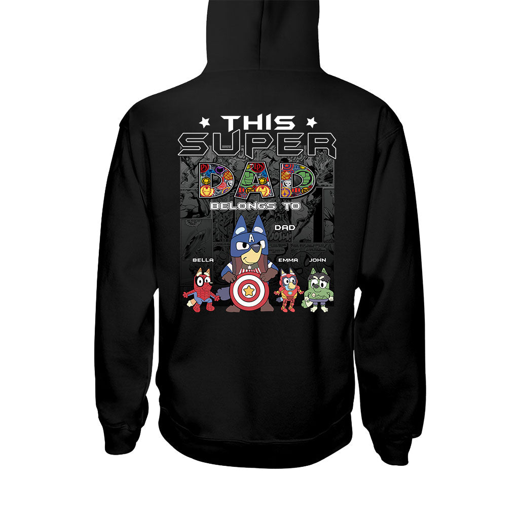 Super Dad - Personalized Father T-shirt and Hoodie