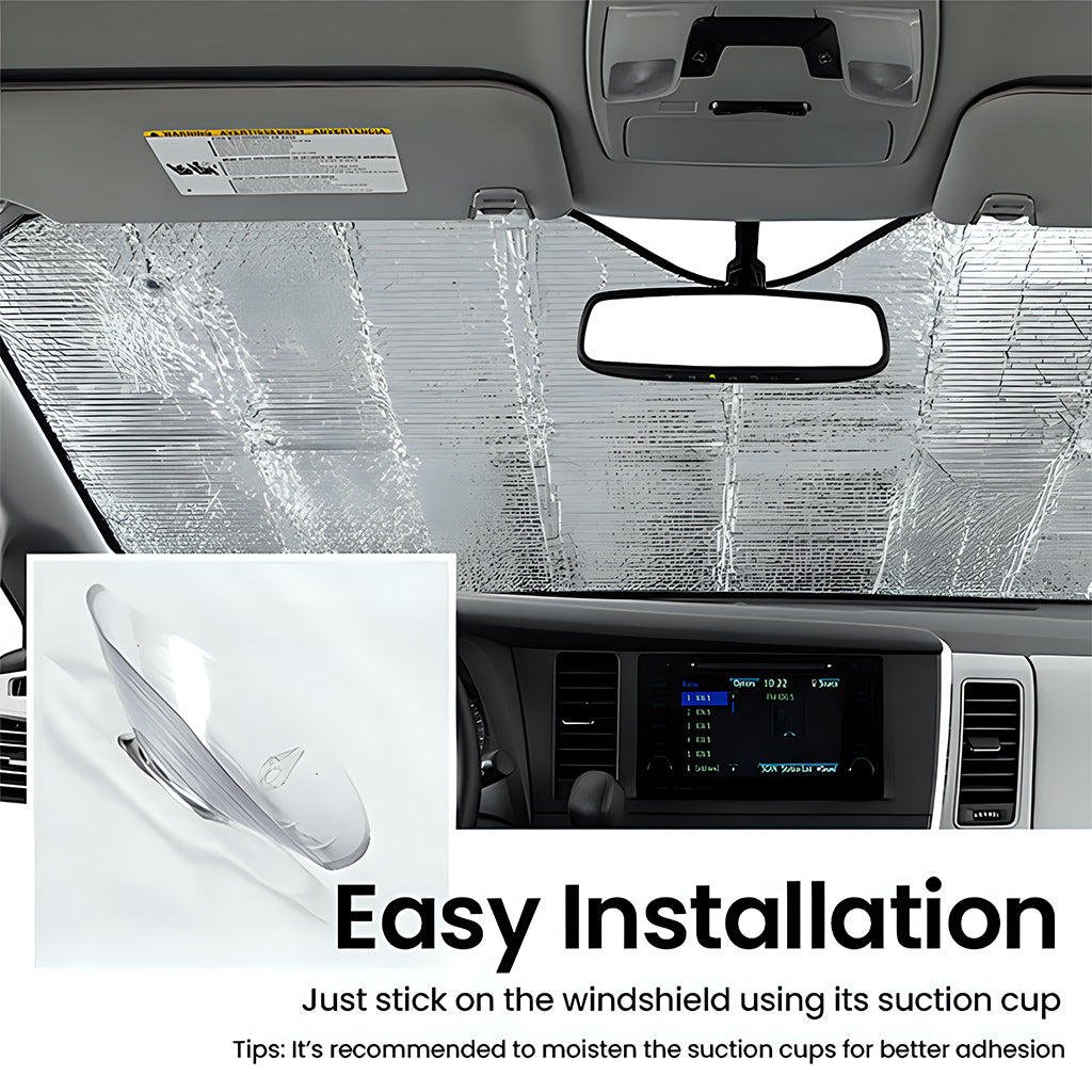 Nice Parking Spot Cool Blue Dog - Personalized Car Sunshade