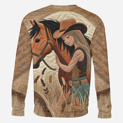 Horse Lovers - Personalized Horse All Over Shirt