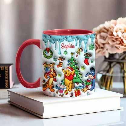 Merry Christmas - Personalized Mouse Accent Mug