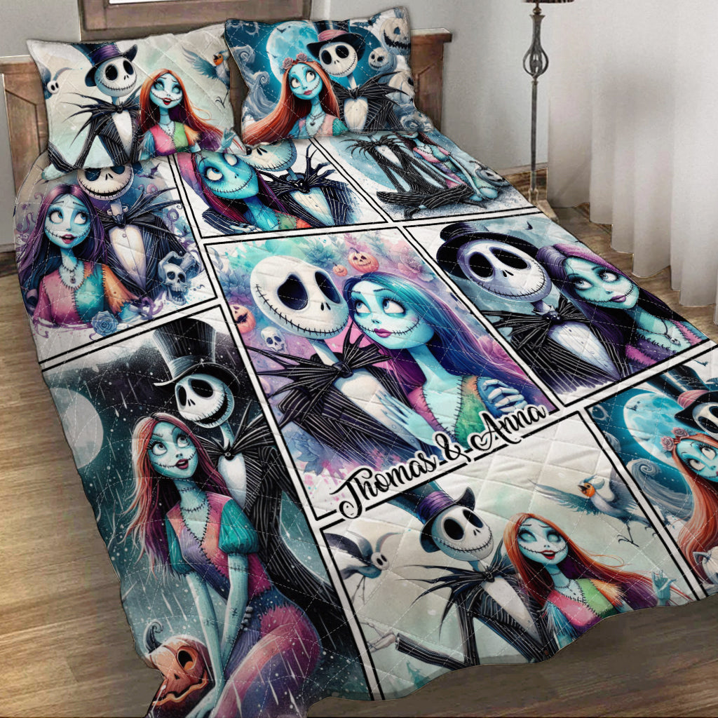 We're Simply Meant To Be - Personalized Nightmare Quilt Set