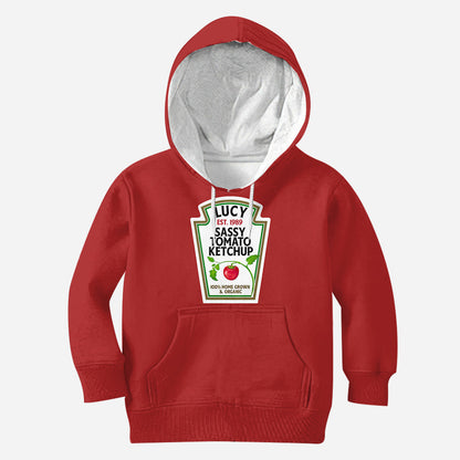 Sassy Ketchup Spicy Mustard Condiment Costume - Personalized Halloween All Over Shirt