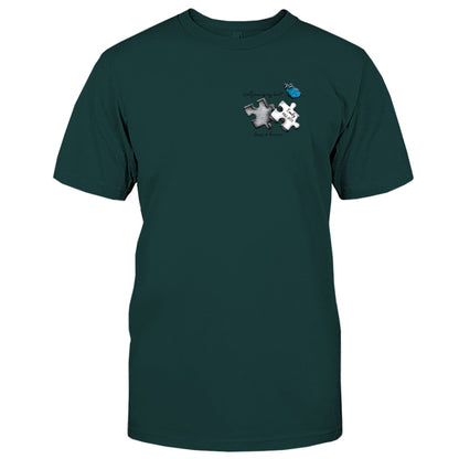 Memorial Butterfly Dragonfly Heaven Feather - Personalized Memorial Embroidered T-shirt