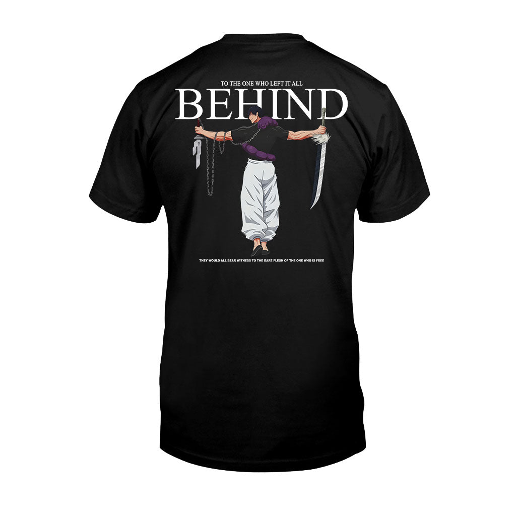 Behind Jujutsu Kaisen T-shirt and Hoodie