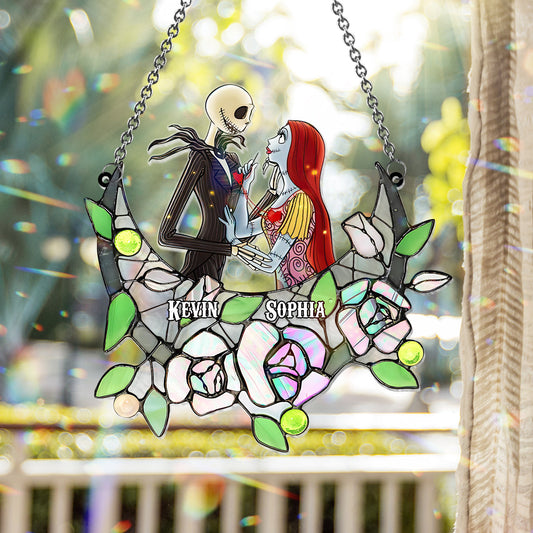 Roses So Many In The Darkness - Personalized Nightmare Window Hanging Suncatcher Ornament
