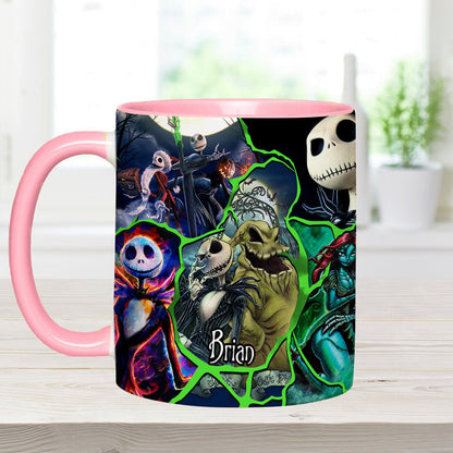 I'm Not Crazy, I Prefer The Term Mentaly Hilarious - Personalized Nightmare Accent Mug