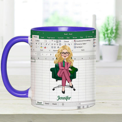 Freak In The Sheet - Personalized Colleague Accent Mug