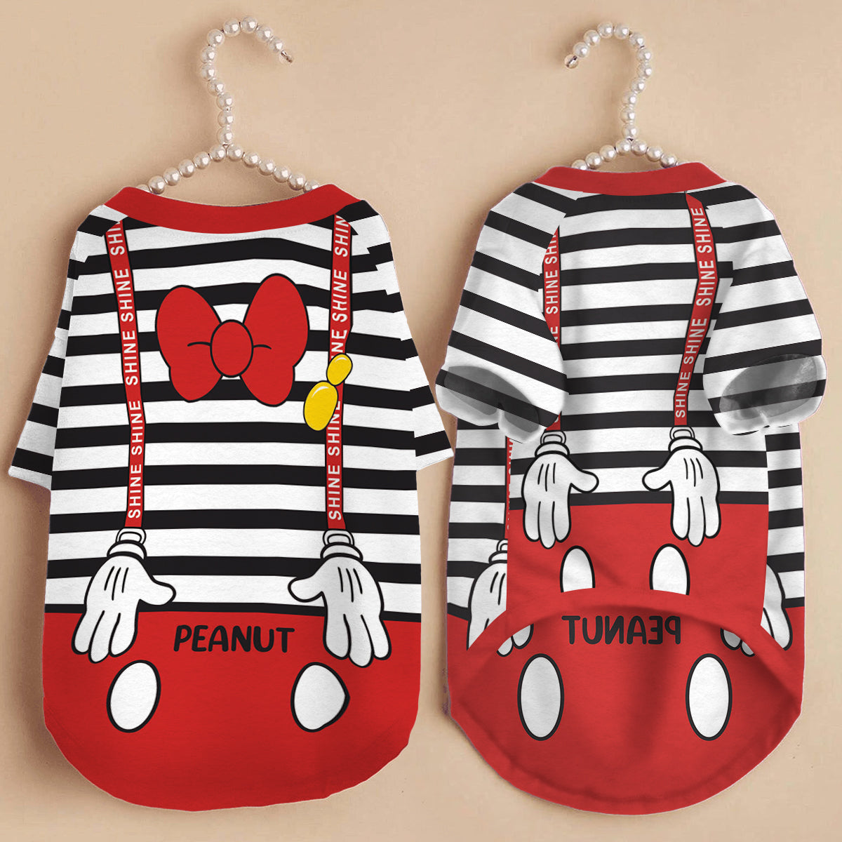 Mouse Ears Halloween Costume For Pet - Personalized Dog Pet Shirt