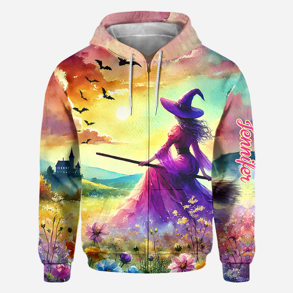 Beautiful Witch - Personalized Witch All Over Shirt